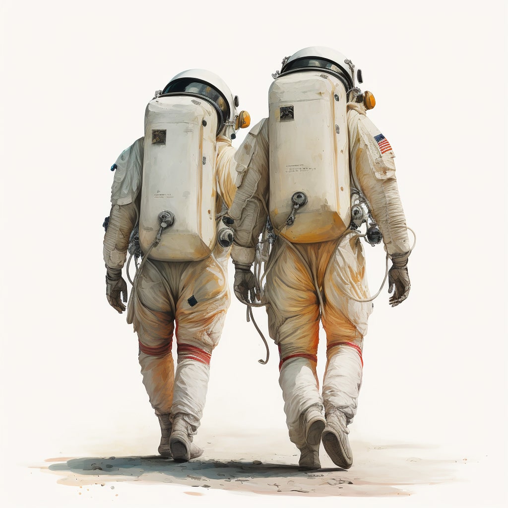 فضانورد سفیدپوش